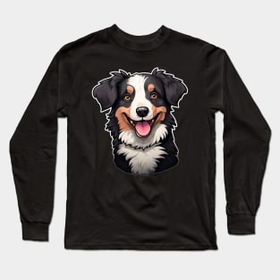 Cute Border Collie Dogs Funny Border Collie Long Sleeve T-Shirt